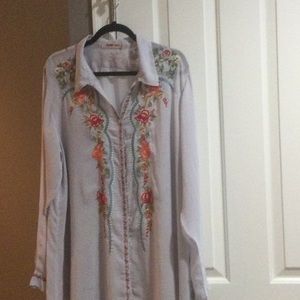 Johnny Was Embroidered Tunic